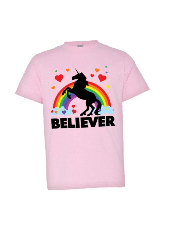 ™ Youth Believer Unicorn Rainbow I Believe Brony HQ Tee