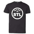 thumbnail image 1 of PleaseMeTees™ Youth Born Made In ST Louis MO Missouri Logo Label HQ Tee, 1 of 1