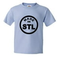 thumbnail image 1 of PleaseMeTees™ Youth Born Made In ST Louis MO Missouri Logo Label HQ Tee, 1 of 1