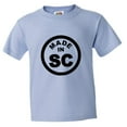 thumbnail image 1 of PleaseMeTees™ Youth Born Made In South Carolina SC Logo Label HQ Tee, 1 of 1