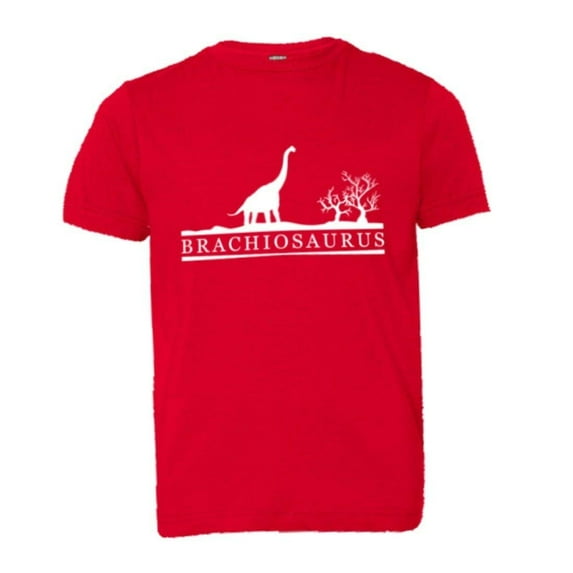 PleaseMeTees™ Youth Brachiosaurus Educational Dinosaur Jurassic HQ Tee
