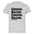 thumbnail image 1 of PleaseMeTees™ Youth Cheese and Bacon Grease I Love Pizza HQ Tee, 1 of 1