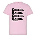thumbnail image 1 of PleaseMeTees™ Youth Cheese and Bacon Grease I Love Pizza HQ Tee, 1 of 1
