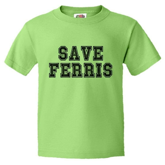 PleaseMeTees™ Youth Classic Save Ferris Beuller Day Off Vintage HQ Tee
