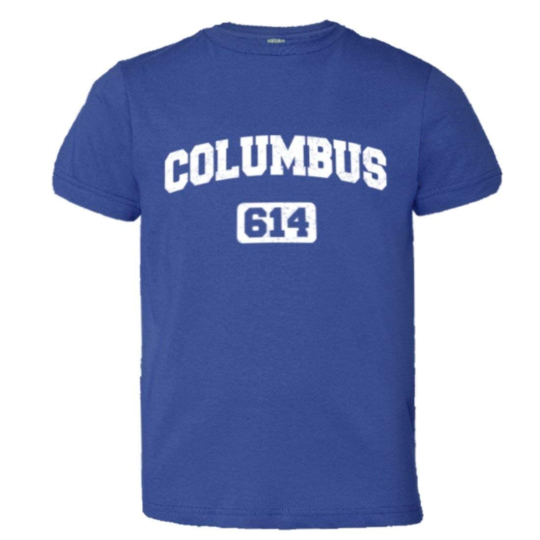 PleaseMeTees™ Youth Columbus 614 CBUS Area Code Distressed HQ Tee ...