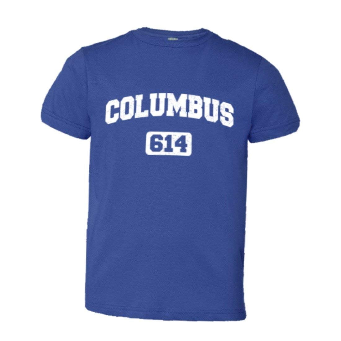 PleaseMeTees™ Youth Columbus 614 CBUS Area Code Distressed HQ Tee ...