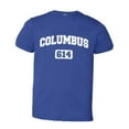 thumbnail image 1 of PleaseMeTees™ Youth Columbus 614 CBUS Area Code Distressed HQ Tee, 1 of 1