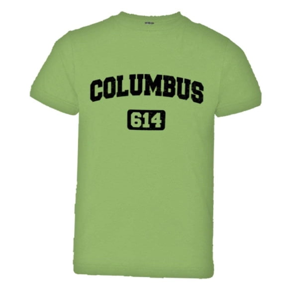 PleaseMeTees™ Youth Columbus 614 CBUS Area Code Distressed HQ Tee