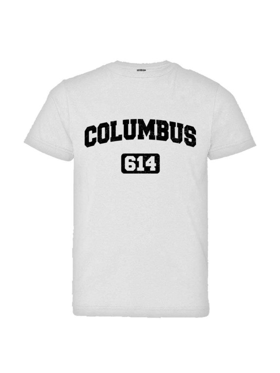 PleaseMeTees™ Youth Columbus 614 CBUS Area Code Distressed HQ Tee