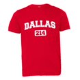 thumbnail image 1 of PleaseMeTees™ Youth Dallas 214 Area Code Distressed HQ Tee, 1 of 1