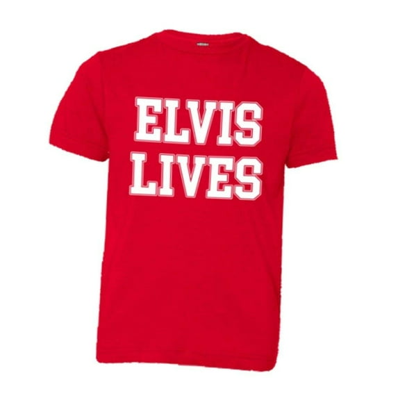 PleaseMeTees™ Youth Elvis Lives Presley Is Alive HQ Tee