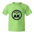 thumbnail image 1 of PleaseMeTees™ Youth From Born Made In Alaska AK Logo Label Tag HQ Tee, 1 of 1