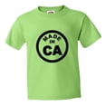 thumbnail image 1 of PleaseMeTees™ Youth From Born Made In California CA Logo Label HQ Tee, 1 of 1