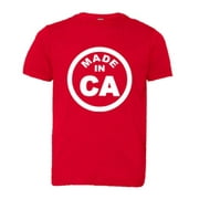 PleaseMeTees™ Youth From Born Made In California CA Logo Label HQ Tee