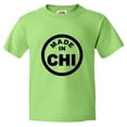 thumbnail image 1 of PleaseMeTees™ Youth From Born Made In Chicago IL Logo Label HQ Tee, 1 of 1