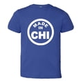 thumbnail image 1 of PleaseMeTees™ Youth From Born Made In Chicago IL Logo Label HQ Tee, 1 of 1