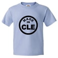 thumbnail image 1 of PleaseMeTees™ Youth From Born Made In Cleveland OH Logo Label HQ Tee, 1 of 1