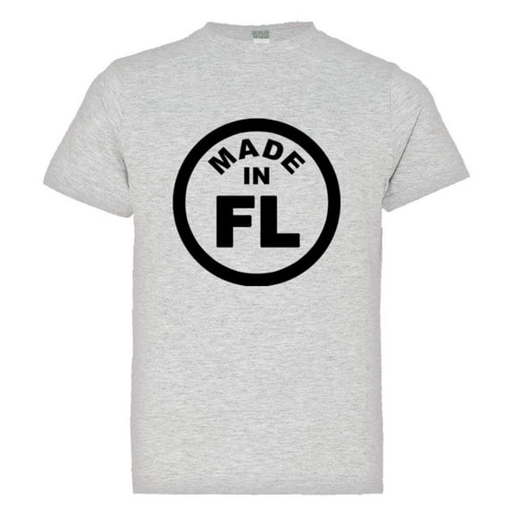 PleaseMeTees™ Youth From Born Made In Florida FL Logo Label Tag HQ Tee