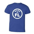 thumbnail image 1 of PleaseMeTees™ Youth From Born Made In Florida FL Logo Label Tag HQ Tee, 1 of 1