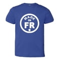 thumbnail image 1 of PleaseMeTees™ Youth From Born Made In France Europe EU Logo Label HQ Tee, 1 of 1