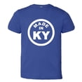 thumbnail image 1 of PleaseMeTees™ Youth From Born Made In Kentucky KY Logo Label HQ Tee, 1 of 1