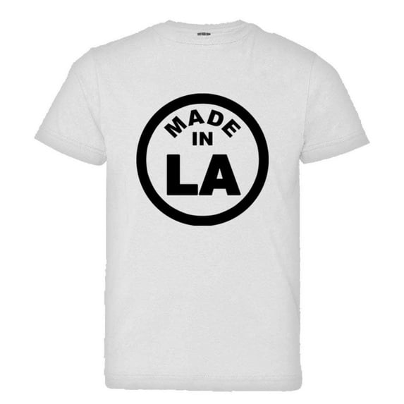 PleaseMeTees™ Youth From Born Made In Louisiana LA Logo Label HQ Tee