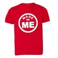 thumbnail image 1 of PleaseMeTees™ Youth From Born Made In Maine Me Logo Label Tag HQ Tee, 1 of 1