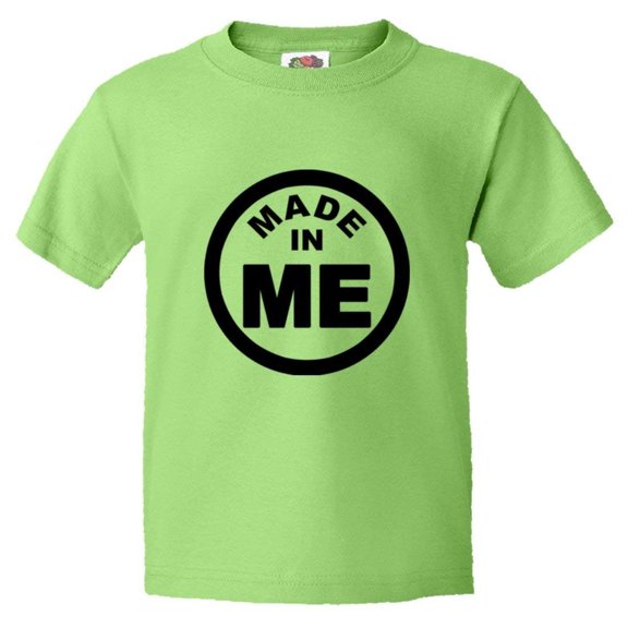 PleaseMeTees™ Youth From Born Made In Maine Me Logo Label Tag HQ Tee