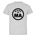 thumbnail image 1 of PleaseMeTees™ Youth From Born Made In Massachusetts MA Logo Label HQ Tee, 1 of 1