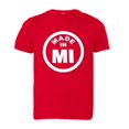 thumbnail image 1 of PleaseMeTees™ Youth From Born Made In Michigan MI Logo Label HQ Tee, 1 of 1