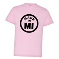 thumbnail image 1 of PleaseMeTees™ Youth From Born Made In Michigan MI Logo Label HQ Tee, 1 of 1