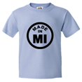 thumbnail image 1 of PleaseMeTees™ Youth From Born Made In Michigan MI Logo Label HQ Tee, 1 of 1