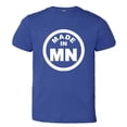 thumbnail image 1 of PleaseMeTees™ Youth From Born Made In Minnesota MN Logo Label HQ Tee, 1 of 1
