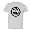 thumbnail image 1 of PleaseMeTees™ Youth From Born Made In Minnesota MN Logo Label HQ Tee, 1 of 1
