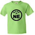 thumbnail image 1 of PleaseMeTees™ Youth From Born Made In Nebraska NE Logo Label HQ Tee, 1 of 1