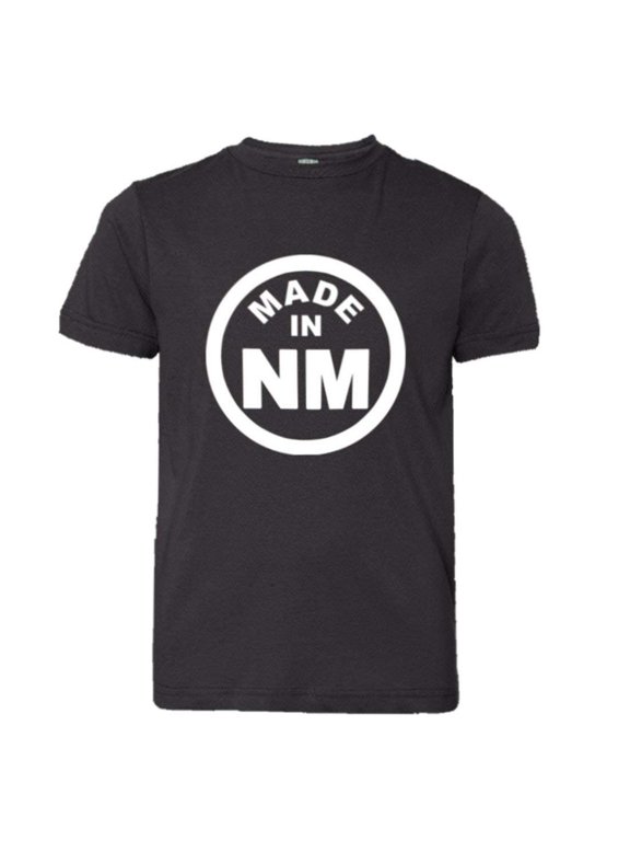 ™ Youth From Born Made In New Mexico NM Logo Label HQ Tee