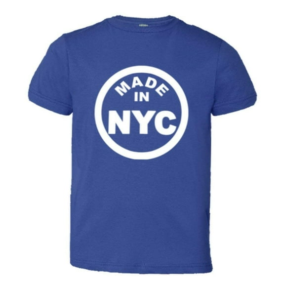 PleaseMeTees™ Youth From Born Made In New York City NY Logo Label HQ Tee