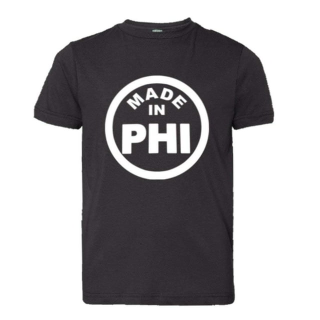 PleaseMeTees™ Youth From Born Made In Philadelphia PA Logo Label HQ Tee