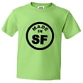 thumbnail image 1 of PleaseMeTees™ Youth From Born Made In San Francisco CA Logo Label HQ Tee, 1 of 1