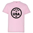thumbnail image 1 of PleaseMeTees™ Youth From Born Made In USA United States Logo Label HQ Tee, 1 of 1