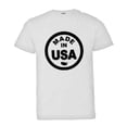 thumbnail image 1 of PleaseMeTees™ Youth From Born Made In USA United States Logo Label HQ Tee, 1 of 1