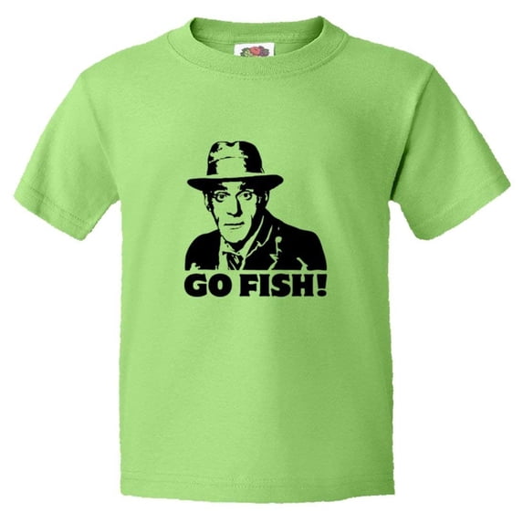 PleaseMeTees™ Youth Go Fish Abe Vigoda Barney Miller HQ Tee