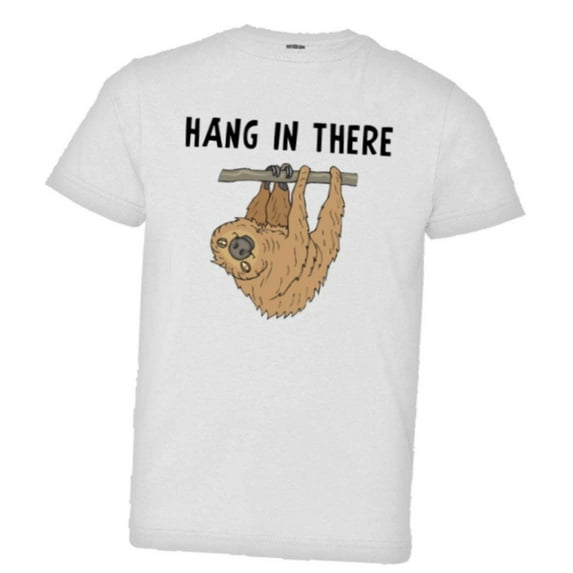 PleaseMeTees™ Youth Hang In There Sloth HQ Tee