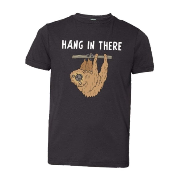 PleaseMeTees™ Youth Hang In There Sloth HQ Tee