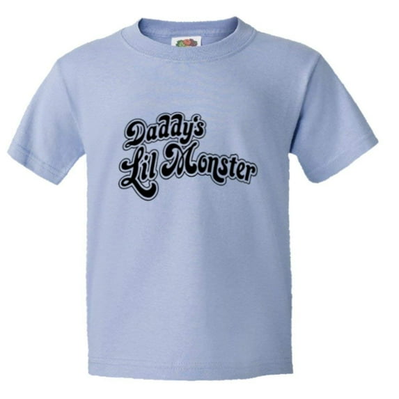 PleaseMeTees™ Youth Harley Quinn Daddys Little LIL Monster Suicide Tee