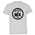 thumbnail image 1 of PleaseMeTees™ Youth Hecho Born Made In Mexico MX Logo Label HQ Tee, 1 of 1