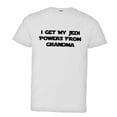 thumbnail image 1 of PleaseMeTees™ Youth I Get My Jedi Powers From Grandma HQ Tee, 1 of 1