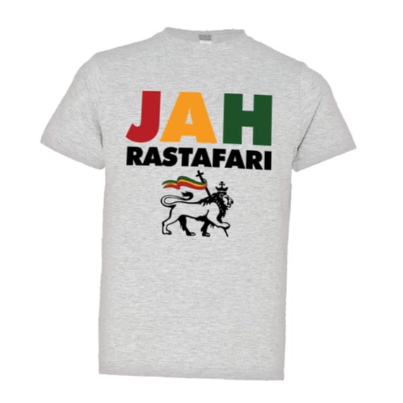 PleaseMeTees™ Youth Jah Mon Jamaica Rastafari Lion Ya HQ Tee