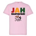 thumbnail image 1 of PleaseMeTees™ Youth Jah Mon Jamaica Rastafari Lion Ya HQ Tee, 1 of 1