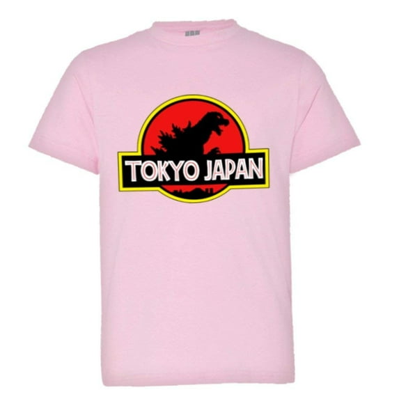 PleaseMeTees™ Youth Jurassic Tokyo Japan Godzilla Park Logo HQ Tee